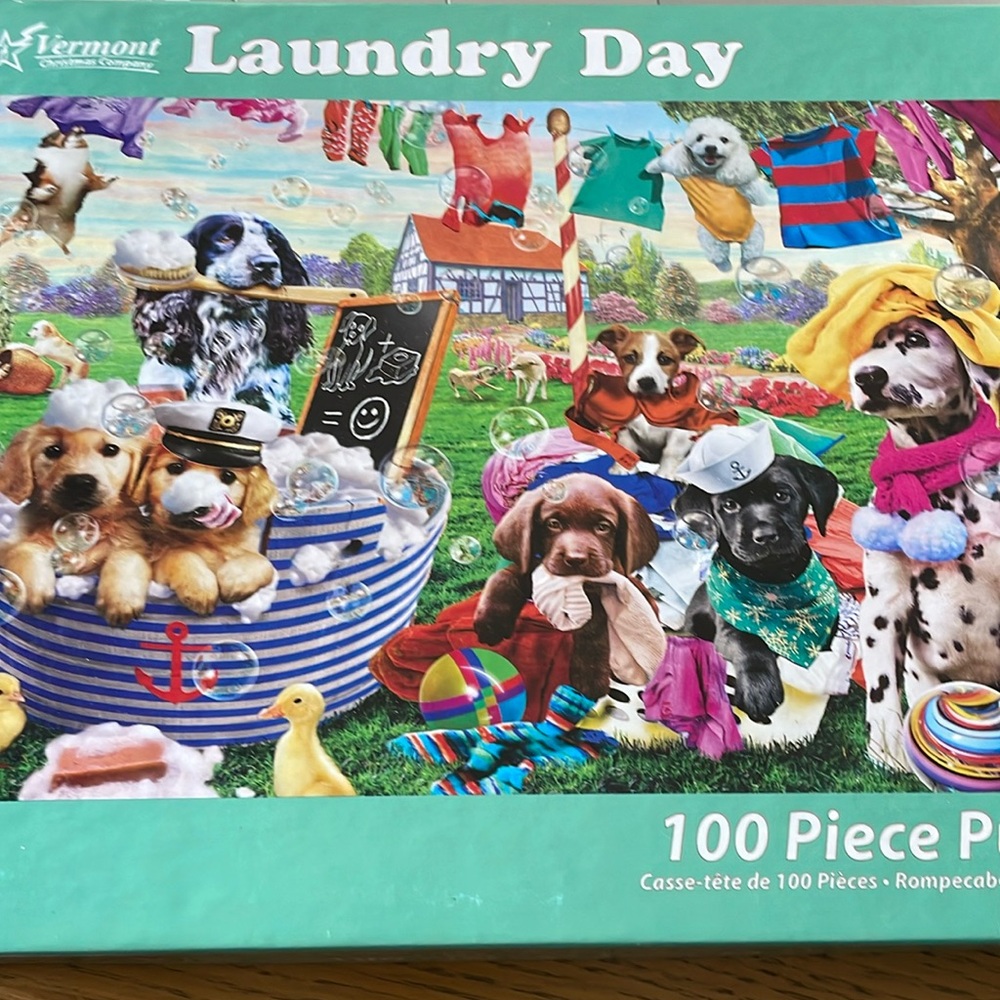 Laundry Day 100 Piece Puzzle